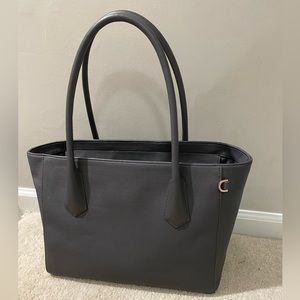 Dagne Dover Signature Legend Coated Canvas Tote